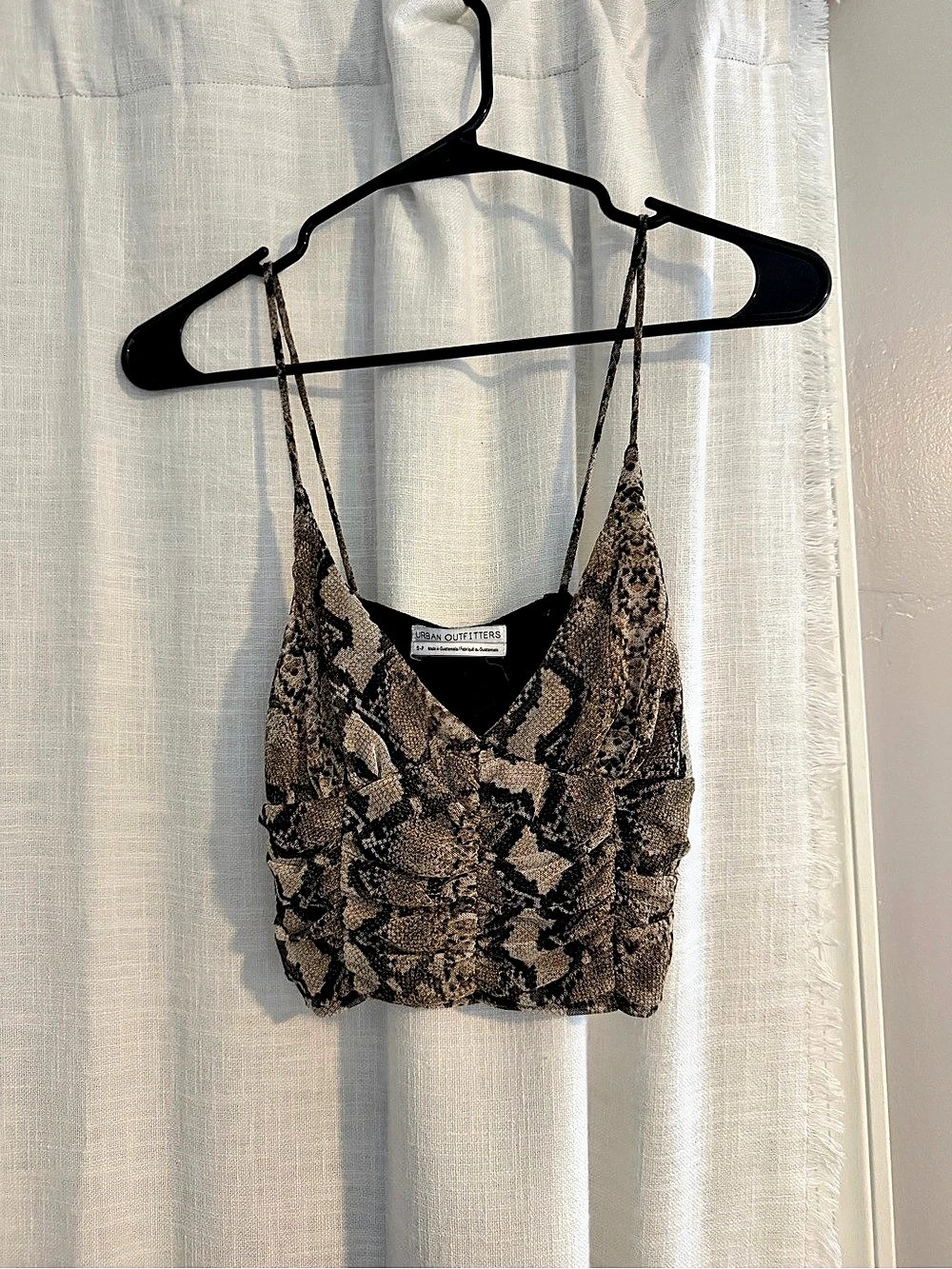 Urban Outfitters Animal Print Cami in Brown & Black Small Like New